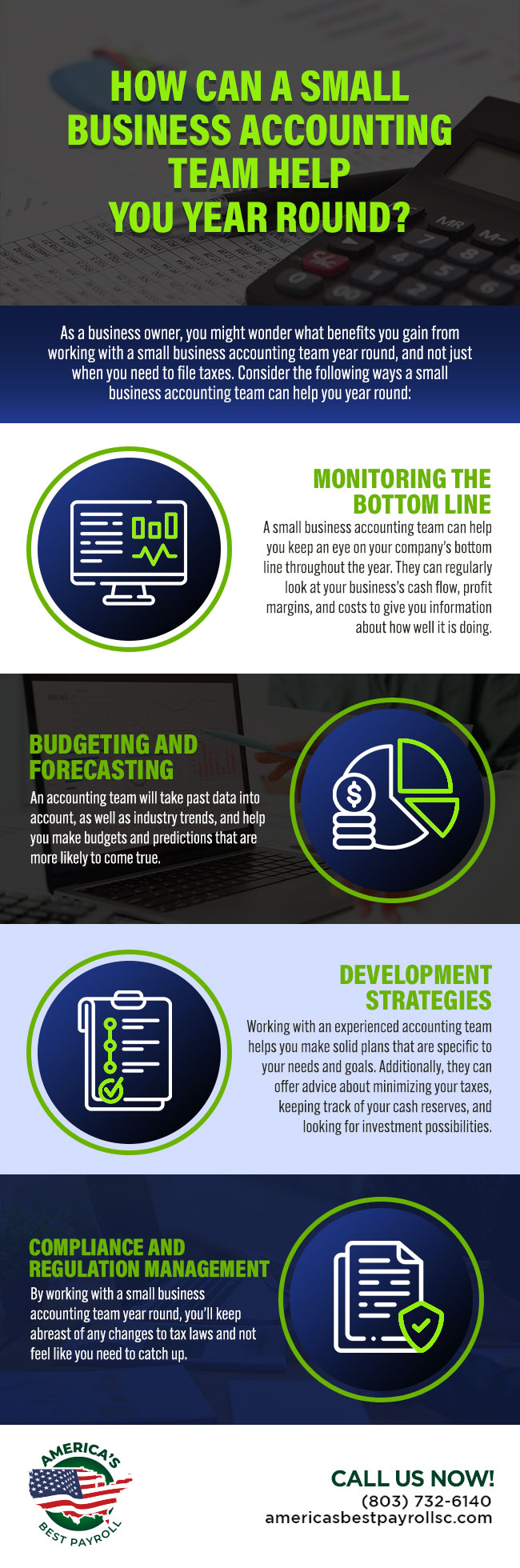 How Can a Small Business Accounting Team Help You Year Round? 